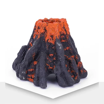 

fish tank Volcano Shape Toy Oxygen Pump betta fish accessories for aquarium Air Pump Drive Ornament fish house decor reef