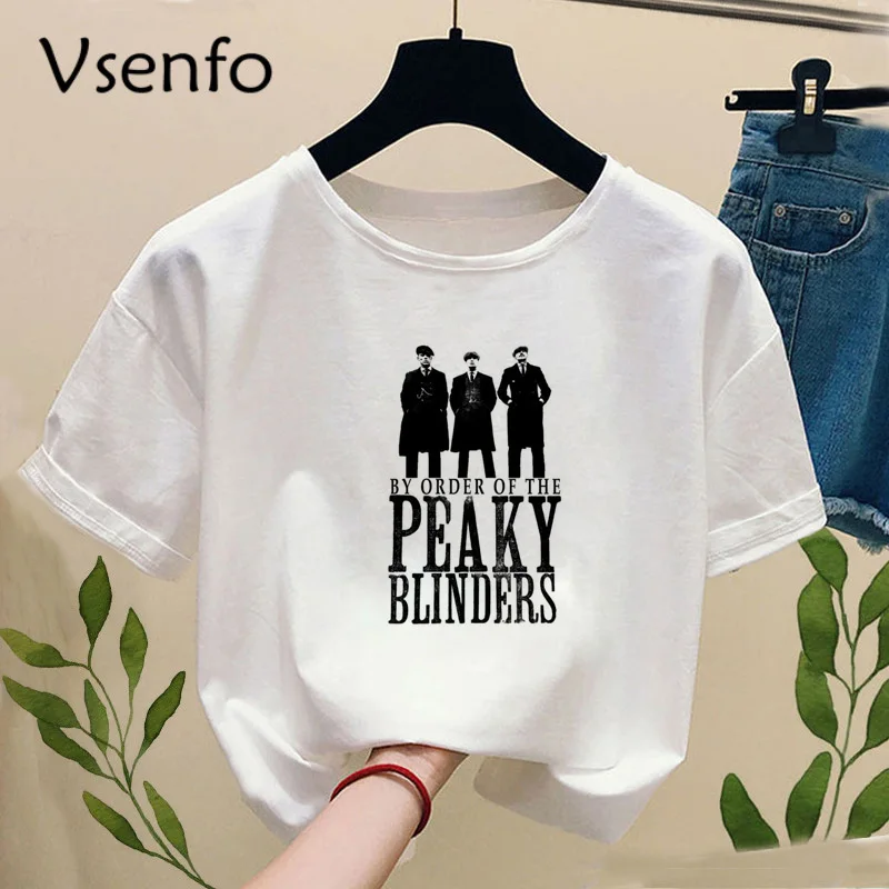 Fashion TV Series Peaky Blinders T Shirt Women Men Casual Short Sleeve Thomas Shelby Tshirt Women's T-shirts XS-XXL Tops