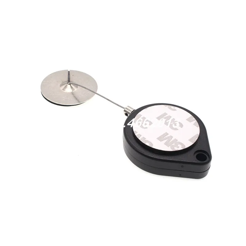 50 pcs 1.5 meter Drop shape retractable pull box merchandise anti theft recoiler for phone, watch ,bag ,jewelry,glasses