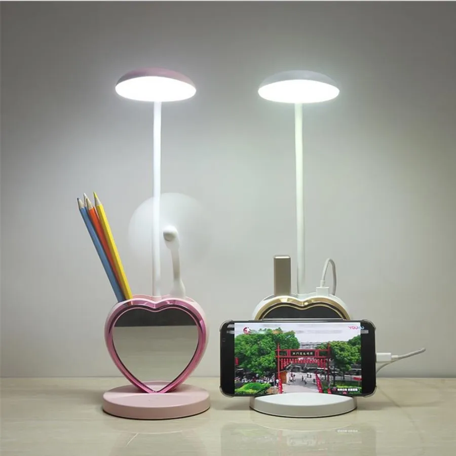 0- Светодиодная лампа и регулируемой яркостью и датчиком касания настольная лампа USB перезаряжаемая регулировка для детей Дети чтения настольная прикроватная Спальня Гостиная