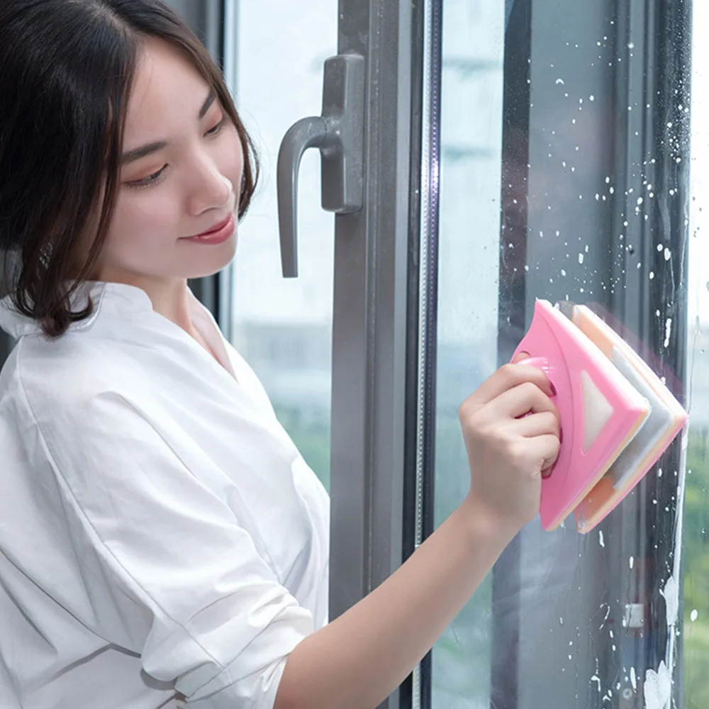 

Household Double Sided Magnetic Glass Wipe Window Cleaning Tool Home Window Wiper Glass Cleaner Glass Cleaning Brushes