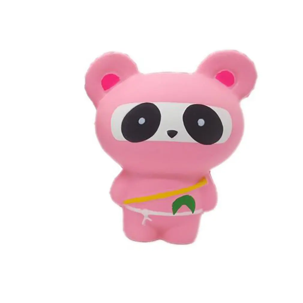 Животное Jumbo 13 см Kawaii Ninja мягкое панда/медведь/лиса хлеб мягкий медленно поднимающийся Забавный малыш игрушка сладкий Шарм мультфильм
