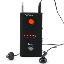 Détecteur de caméra sans fil CC308 +, multifonction, onde radio, Wifi, RF, GSM, gamme complète 