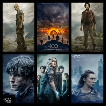 

100 TV Series Horror Figures Home Art Wall Stickers