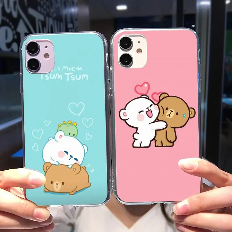 Чехол YNDFCNB для телефона с молоком и мокко Iphone 11 12 13 Pro максимальное расстояние 6s 7 8