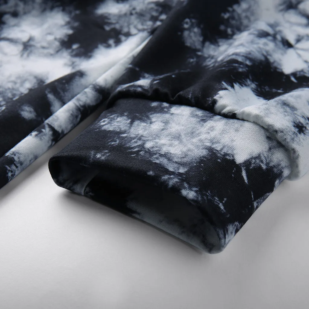 Harajuku Tie Dye Print Hoodie Sweatshirt Women Casual Loose Oversized Hoodie Long Sleeve Ladies Sweatshirts Pullovers Tops