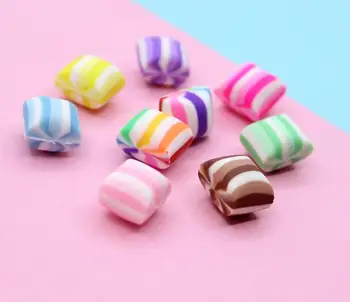 

Rainbow Candy Supplement Charms for Slime DIY Polymer Filler Addition Slime Accessories Toy Modeling Clay Kit for Children
