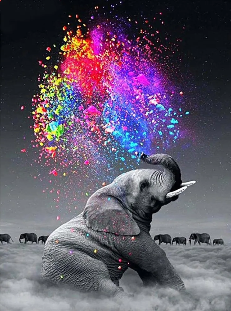 

Elephant Diamond Painting