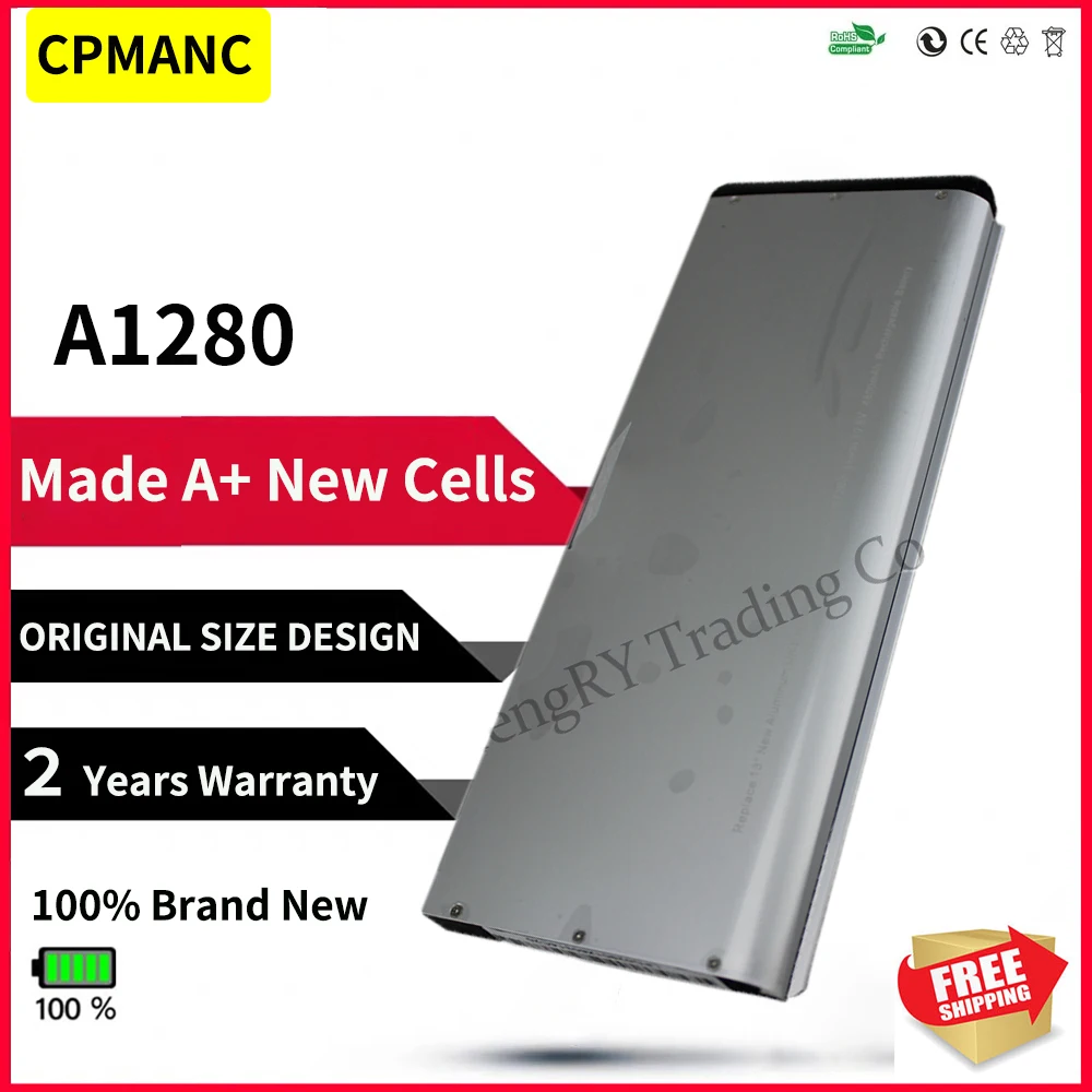 CPMANC 4400mAh Laptop Battery For APPLE A1280 MB771 MACBOOK 13&quot A1278 MB466J/A MB467*/A MC516CH/A | Компьютеры и офис