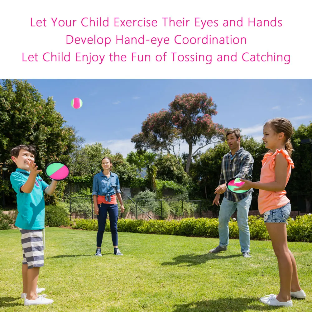 Открытый 1 набор присоска липкий мяч игрушка спортивная игра «Поймай мяч» набор бросок и ловить родитель-ребенок интерактивные игрушки для детей на открытом воздухе