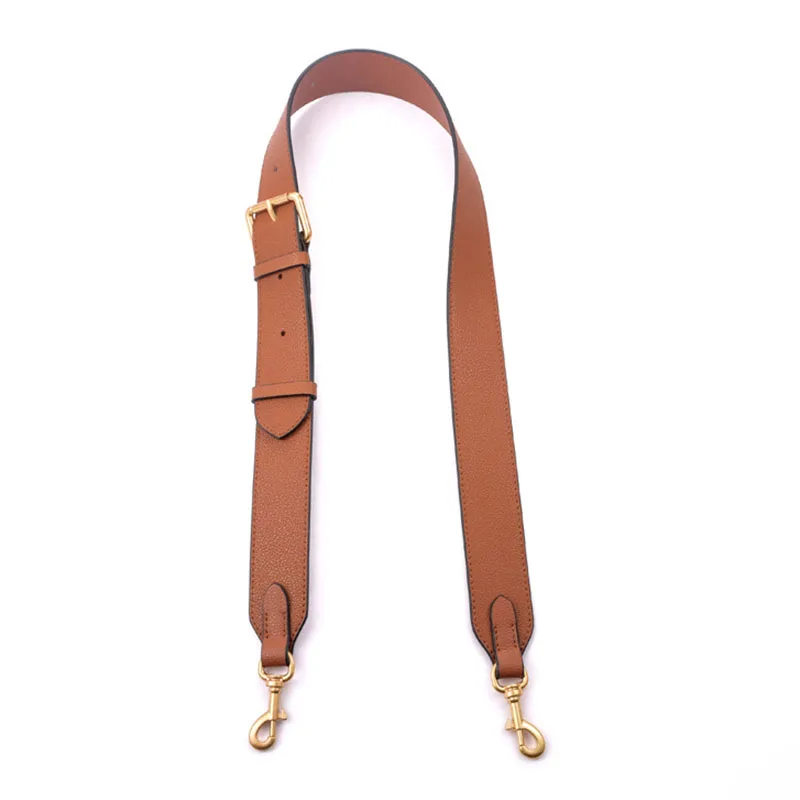 Replacement Backpack Straps PU Leather Shoulder Belt DIY Accessories 3.8cm Wide 
