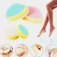 Magic Painless Women Hair Removal Sponge Soft 3 Shapes Cute Depilation Tools Skin Care Sponges Beauty Ladies Lovely