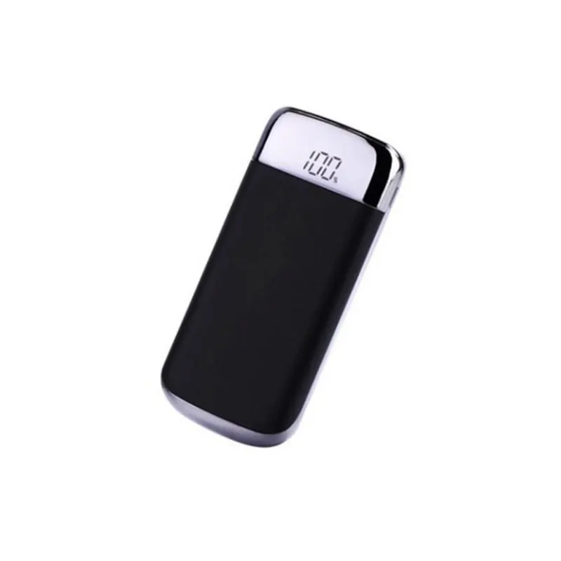 Черный 30000 мАч Внешний аккумулятор внешний аккумулятор 2 USB светодиодный внешний аккумулятор портативное зарядное устройство для мобильного телефона для Xiaomi Mi iphone 7 8 XR 11 - Цвет: Черный