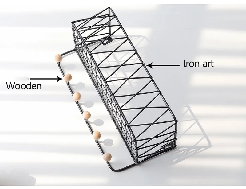Домашняя декоративная стойка настенный держатель для телефона полка крючок для ключей кованая железная сетка настенный держатель для телефона стойка