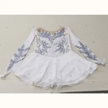 Nasinaya платье для фигурного катания Индивидуальные соревнования ледяные юбки для конькобежцев для девочек женщин детей представление гимнастика элегантный