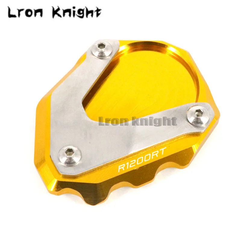 Motorcycle Kickstand Extender Motorcycle Kickstand Pad Motorcycle Kickstand For BMW R1200RT R1200 RT R 1200RT 2004-2013 Motorcycle CNC Kickstand Foot Side Stand Extension Pad Support Plate Enlarge Stand