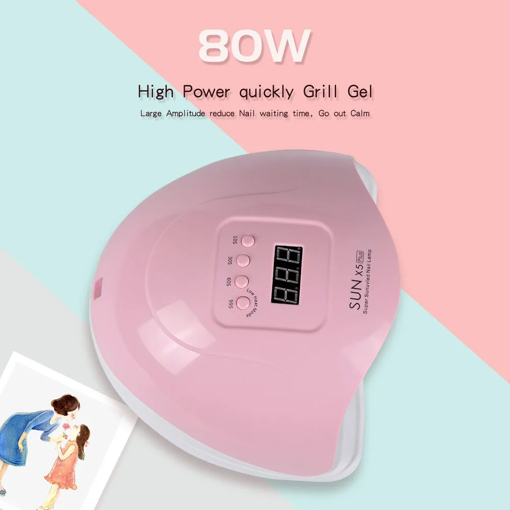 

Nail Lamp For Manicure Dry Nail Drying Gel Ice Polish Lamp 12 LED Nail Lamp 30s 60s 99s Nail Art Tools Manicure Lamp