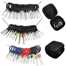 Nova ferramenta de remoção de terminais do carro fio plug conector extrator pino liberação kit extrator para plugue do carro ferramenta de reparo com saco de armazenamento
