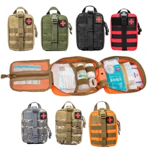 Molle Military Pouch EDC Bag Medical EMT Tactical Outdoor First Aid Kits Emergency Pack Sports Army Military Camping Hunting Bag