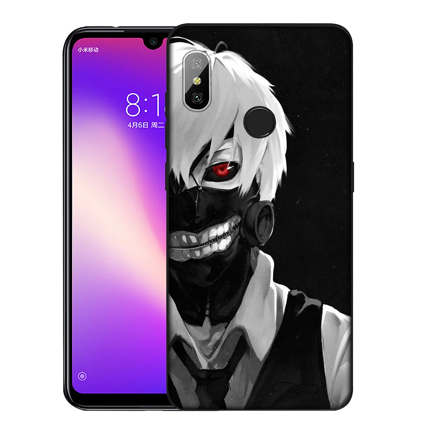 IYICAO Токийский Гуль аниме Kaneki Ken Мягкий силиконовый чехол для телефона для Xiaomi Redmi 8A 7A 6A 5A K20 S2 4A 4X Note 8 7 6 Pro 5 Plus - Цвет: 6