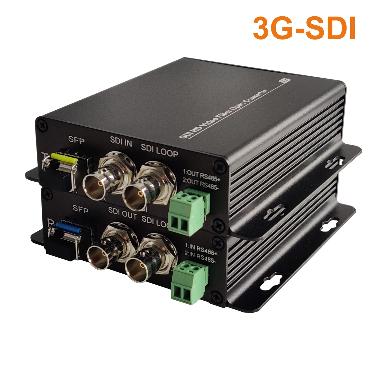 

High Quality 3G SDI Extender,SDI Video Audio Over Fiber Optic Media Converter,LC Singlemode Fiber Up 20Km (12.4mi),Uncompressed