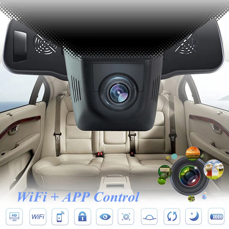 

5V 1A 3.7V Li-ion Battery Camera In Car HD 1080P WIFI DVR Vehicle Camera Video Recorder Dash Cam Night Vision SD card via WiFi
