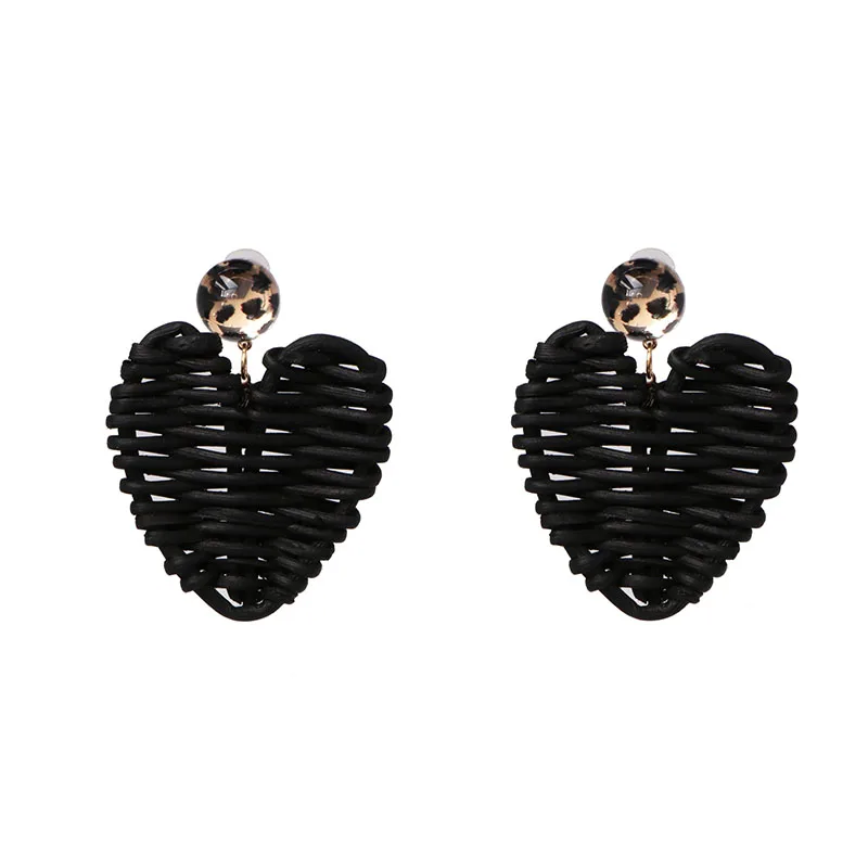 Jujia модные черные шикарные серьги в форме капель из бисера большие серьги для женщин Brincos массивные ювелирные изделия Pendientes - Окраска металла: 52053-BK