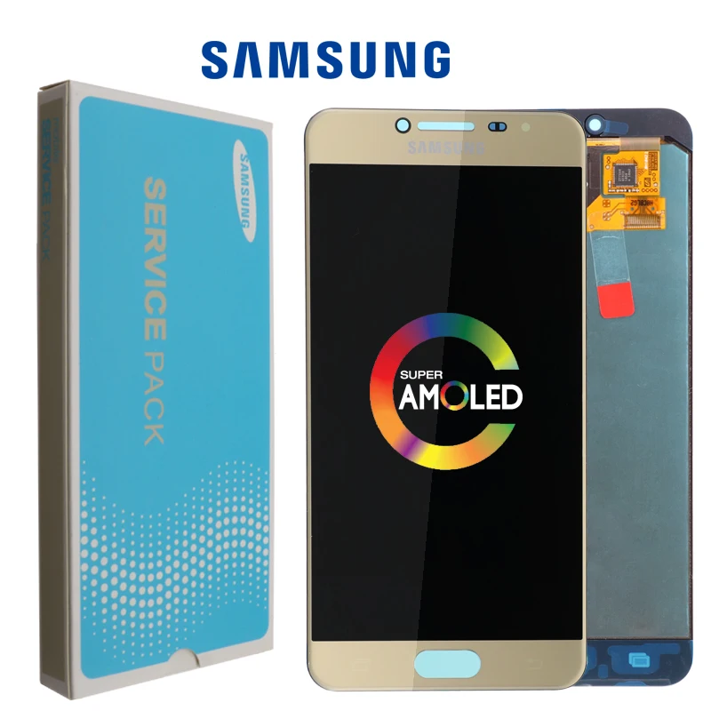 ЖК дисплей AMOLED 5 2 &quotдля SAMSUNG GALAXY C5 C5000 с сенсорным экраном и дигитайзером в сборе