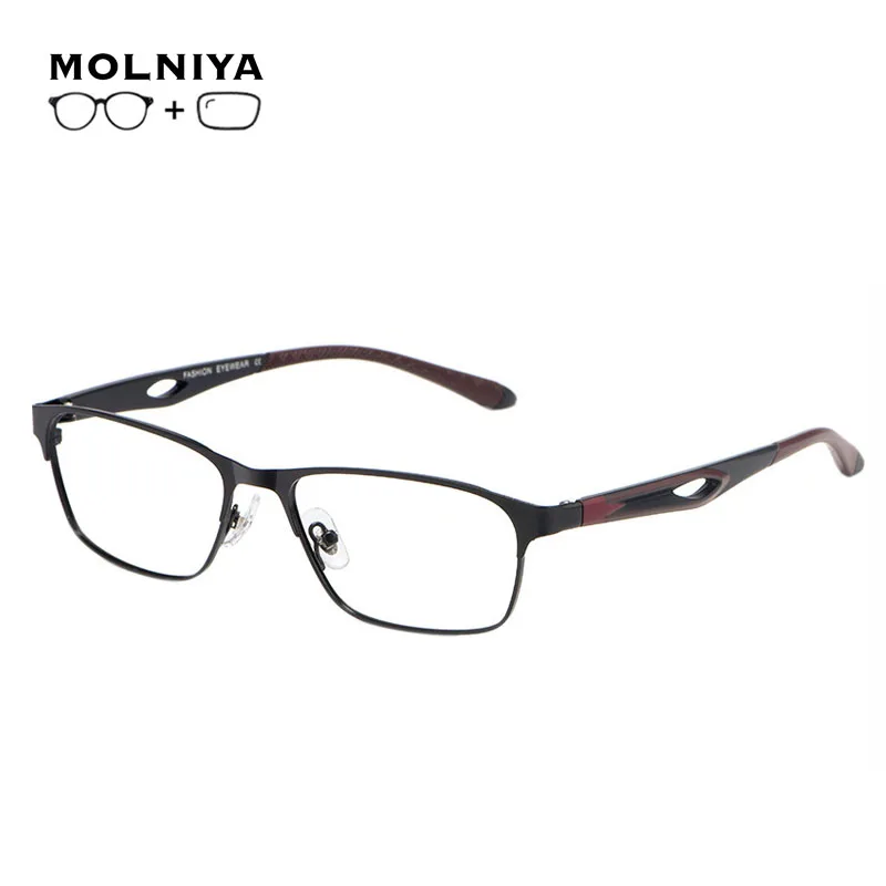 

Optical Prescription Glasses Metal Business Spectacles Frames Men Eyewear Frames with Myopia Hyperopia Eyeglasses