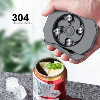 

Portable Ez-Drink Can Opener with Lock Function Kitchen Tool Beer Bar Accessories Universal Topless Manual Beer Bottle Openers