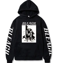 

Harajuku Bleach Ichigo Kurosaki Anime Manga Hoodies Gothic Cool Cartoon Men Women Clothes Casual Long Sleeve Winter Sweatshirts
