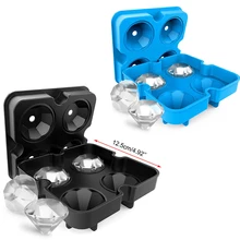 Форма для льда, поднос для льда, красный, небесно-голубой, черный, Whiskeyicecube, силиконовая форма для льда, часть, Алмазная форма для льда