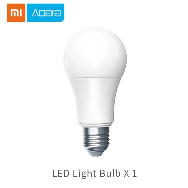 LED light Buld Aqara Умный домашний шлюз пожарная сигнализация/детектор газовой сигнализации домашняя сигнализация дверной оконный датчик умный датчик человеческого тела работает с приложением mijia - Цвет: LED light Buld