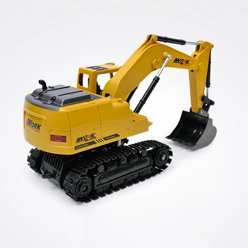 Игрушечный экскаватор 8Ch Rc игрушки с музыкальным и легким детским грузовиком