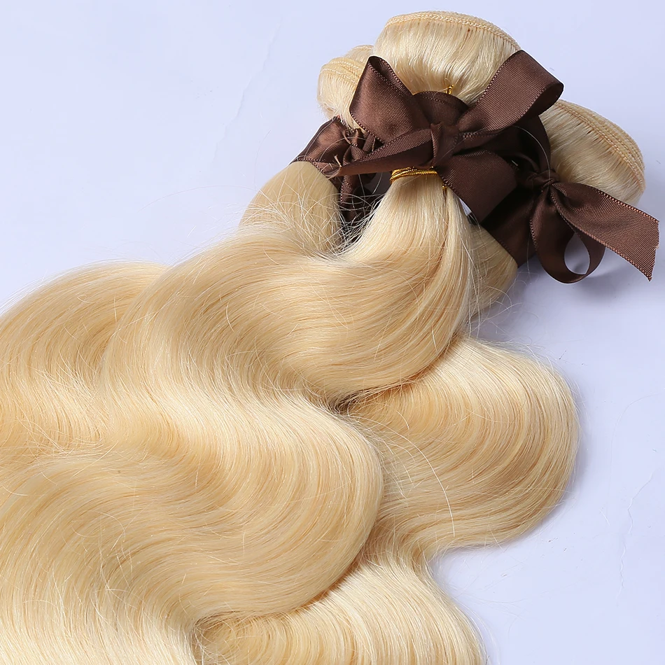 613 Color Body Wave 1 3 4 Bundles Brazilian Human Hair Weave Remy Weft 28 30 40 Inch Blonde Hair Extensions Middle Ration 613 Color Body Wave 1 3 4 Bundles Brazilian Human Hair Weave Remy Weft 28 30 40 Inch Blonde Hair Extensions Middle Ration