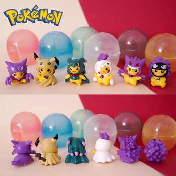 

Takara Tomy 5pcs/set Pokemon Charmander Squirtle Bulbasaur Action Figure Ex Elf Ball Children Toy Gifts Pikachu