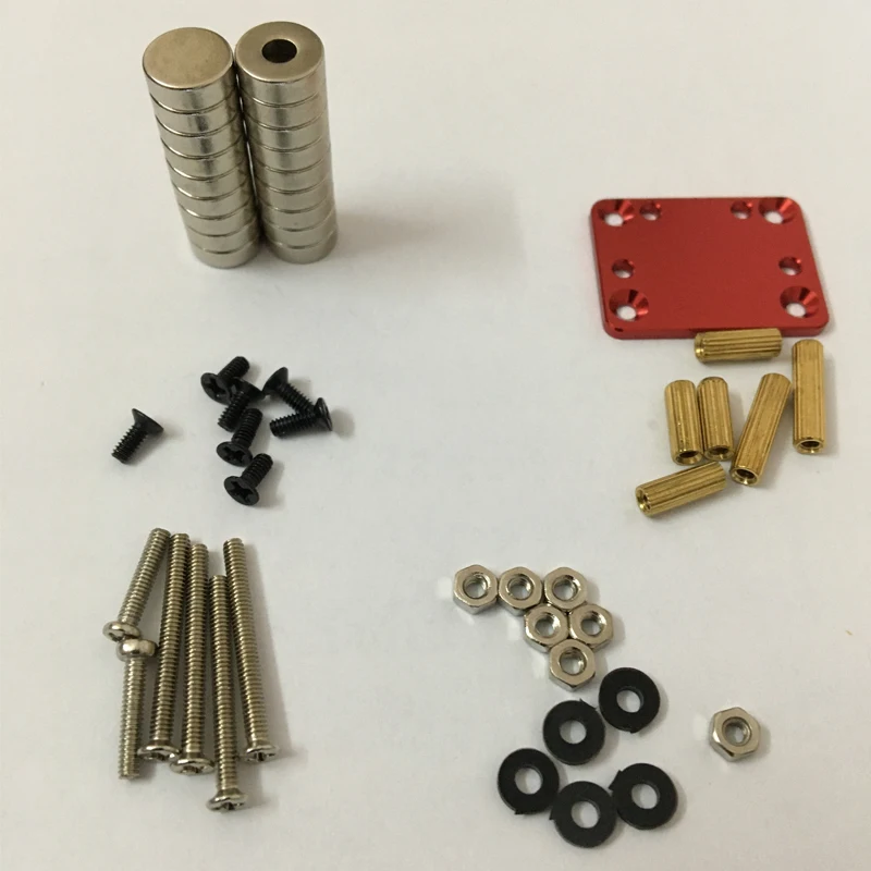 Invisible magnet column height freely adjustable For RC Car shell