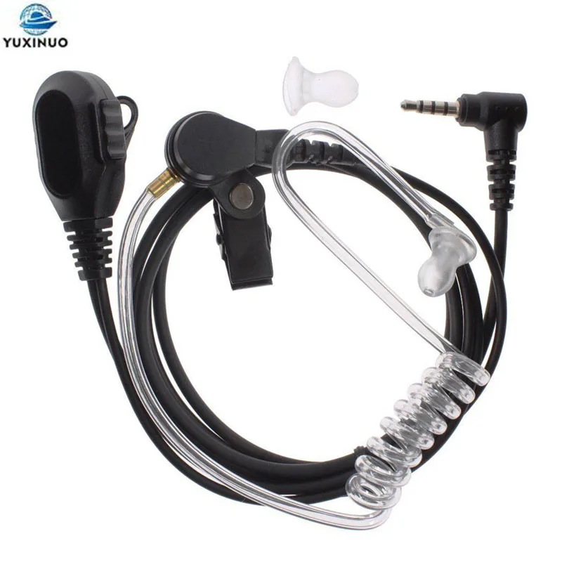 

Walkie Talkie Headset PTT Mic Air Acoustic Tube Earpiece 3.5mm 1-Pin Microphone For YAESU VERTEX VX-3R 5R 210 210A VX-8Gr VX2R