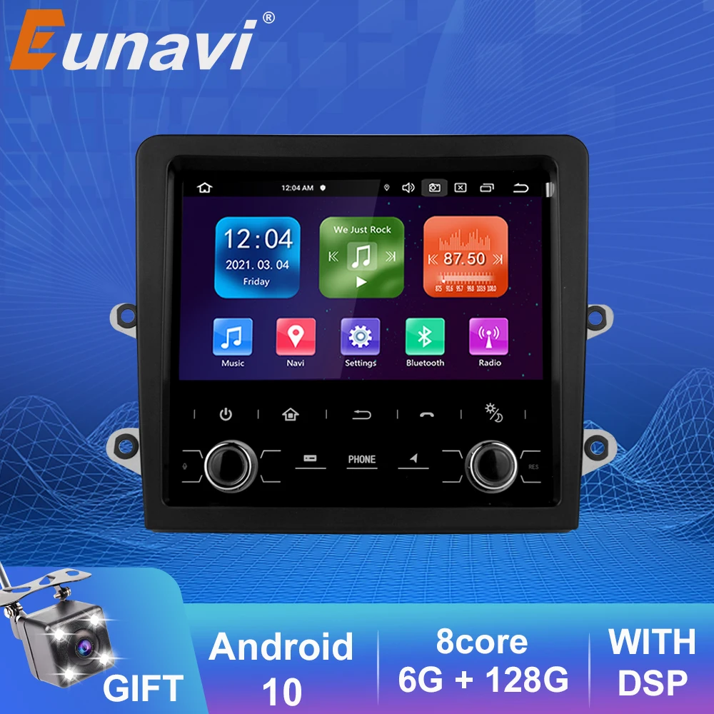 

Автомагнитола Eunavi, 2 Din, Android 10, для Porsche 911/Boxster 2010-2015
