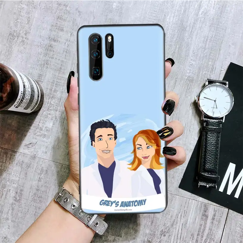 GREYS Anatomy черный чехол для телефона huawei mate 30 20 10 P30 P20 P10 Pro Lite P Smart Z роскошный Coque Shell - Цвет: BA220-1