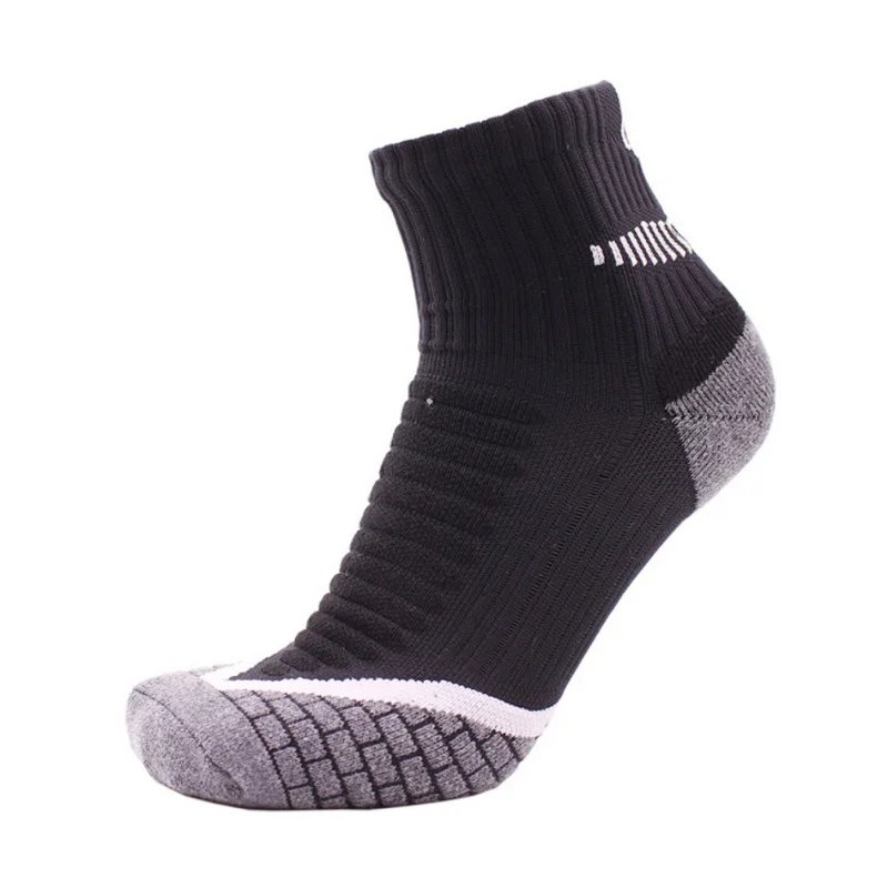 Мужские спортивные носки для велоспорта высококачественные профессиональные баскетбольные носки Защита ног дышащий фитиль-носок велосипедные носки - Цвет: B