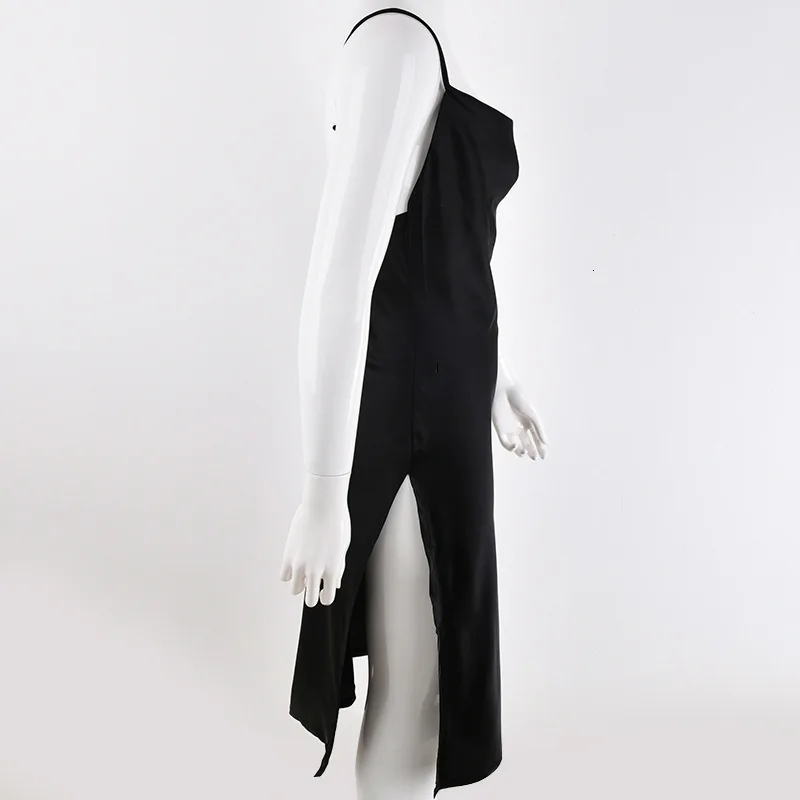 Dressmecb, Летнее мини-платье без рукавов с открытой спиной, женское сексуальное платье с глубоким v-образным вырезом на бретельках, новинка, повседневные Клубные вечерние платья