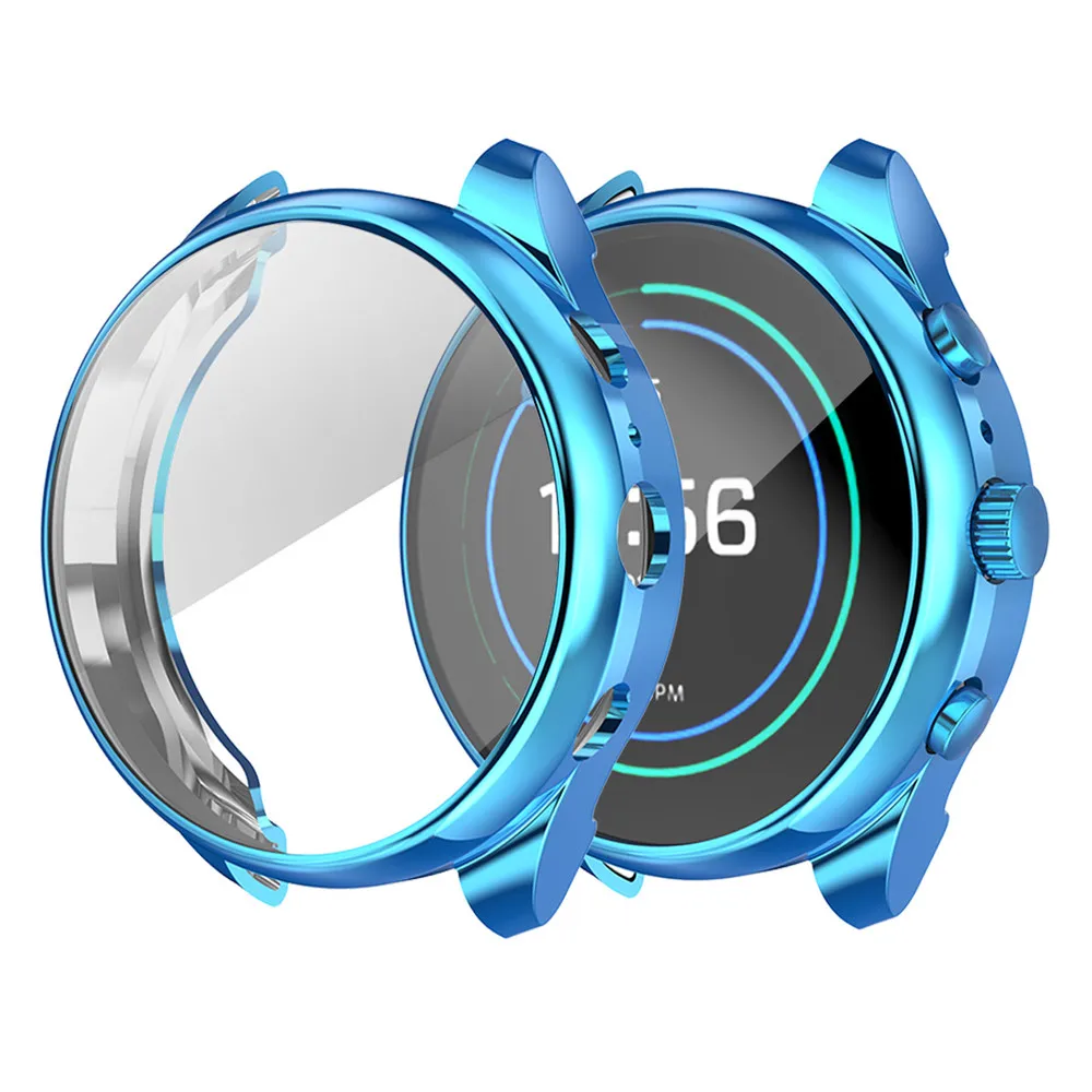 New Soft Electroplated TPU Watch Case Cover Bumper Screen Protector High Quality Watch Protective Accessories For Fossil-ftw6022