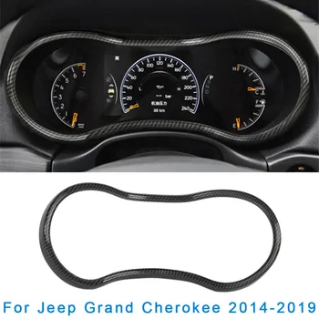 

Carbon Fiber Dashboard Decor Cover Frame Trim For Jeep Grand Cherokee 2014-19 Decorate Your Car Charming Luxury Vivid
