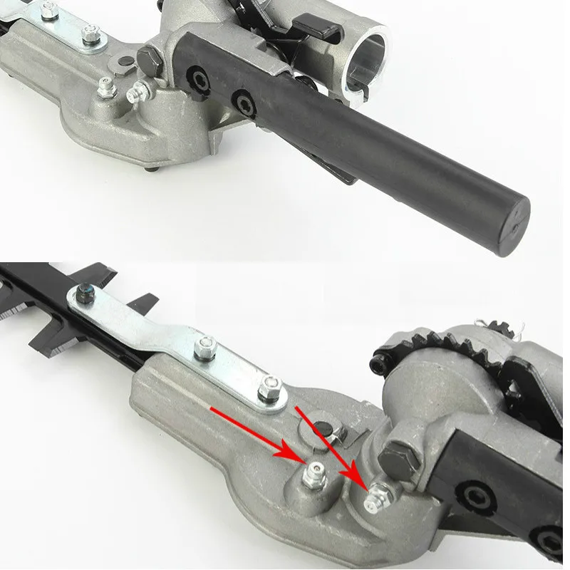 Professional Hedge Trimmer head 26mm/28mm 7/9 Spline High Pole Brush Grass Cutter Harvester Mower For Garden Tools Spare Parts 6