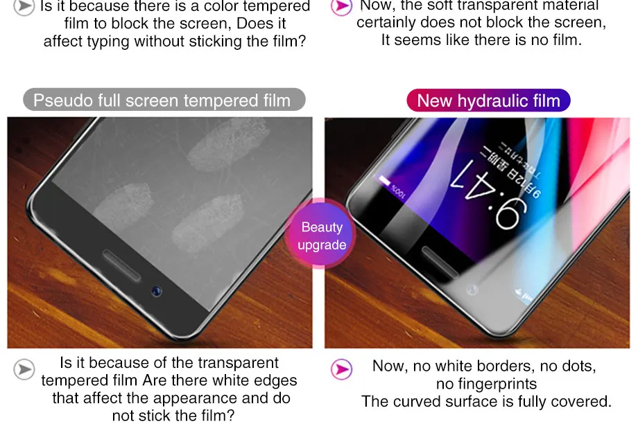 20000D Hydrogel Protective film on for iPhone 8 7 6s Plus Screen Protector iPhone SE X Xr Xs 12 11 Pro Max Screen protector film mobile phone screen protector
