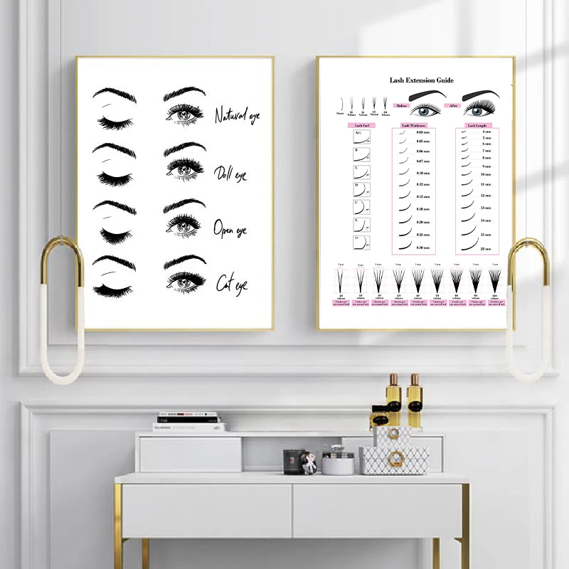 Modern-Fashion-Eyelash-Extensions-Prints-Makeup-Wall-Art-Canvas-Painting-Picture-Nordic-Poster-Beauty-Salon-Decor