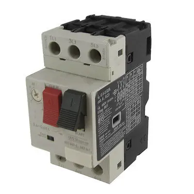 

0.4-0.63A 690V 3 Pole Motor Circuit Breaker DIN Rail Mount