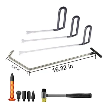 

FURUIX TOOLS PUSH ROD HOOKS PAINTLESS DENT REPAIR DENT PULLER CAR REMOVAL TOOLS TAP DOWN HAMMER FOR AUTO BODY HAND TOOLS