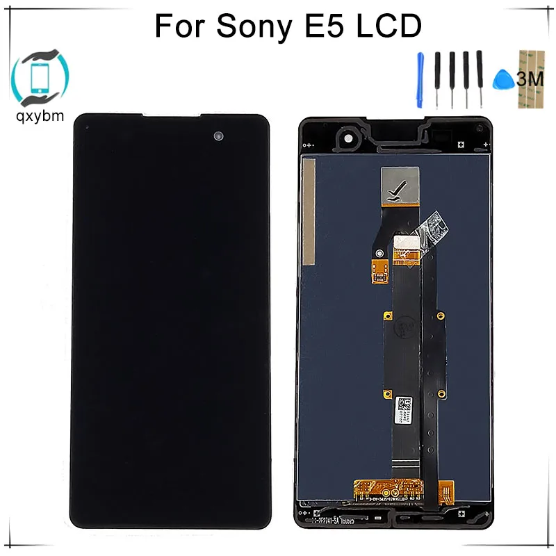 5 0 дюймов для Sony Xperia E5 ЖК-дисплей сенсорный экран F3311 F3313 Замена с инструментами |